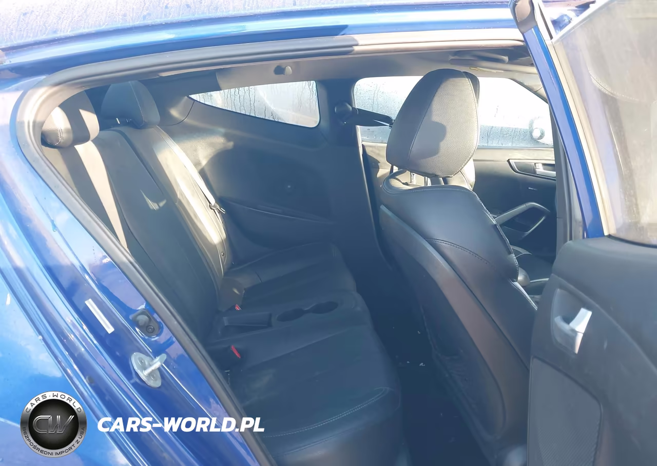 2013 Hyundai Veloster Turbo W-Black VIN:KMHTC6AE1DU158312 - 8