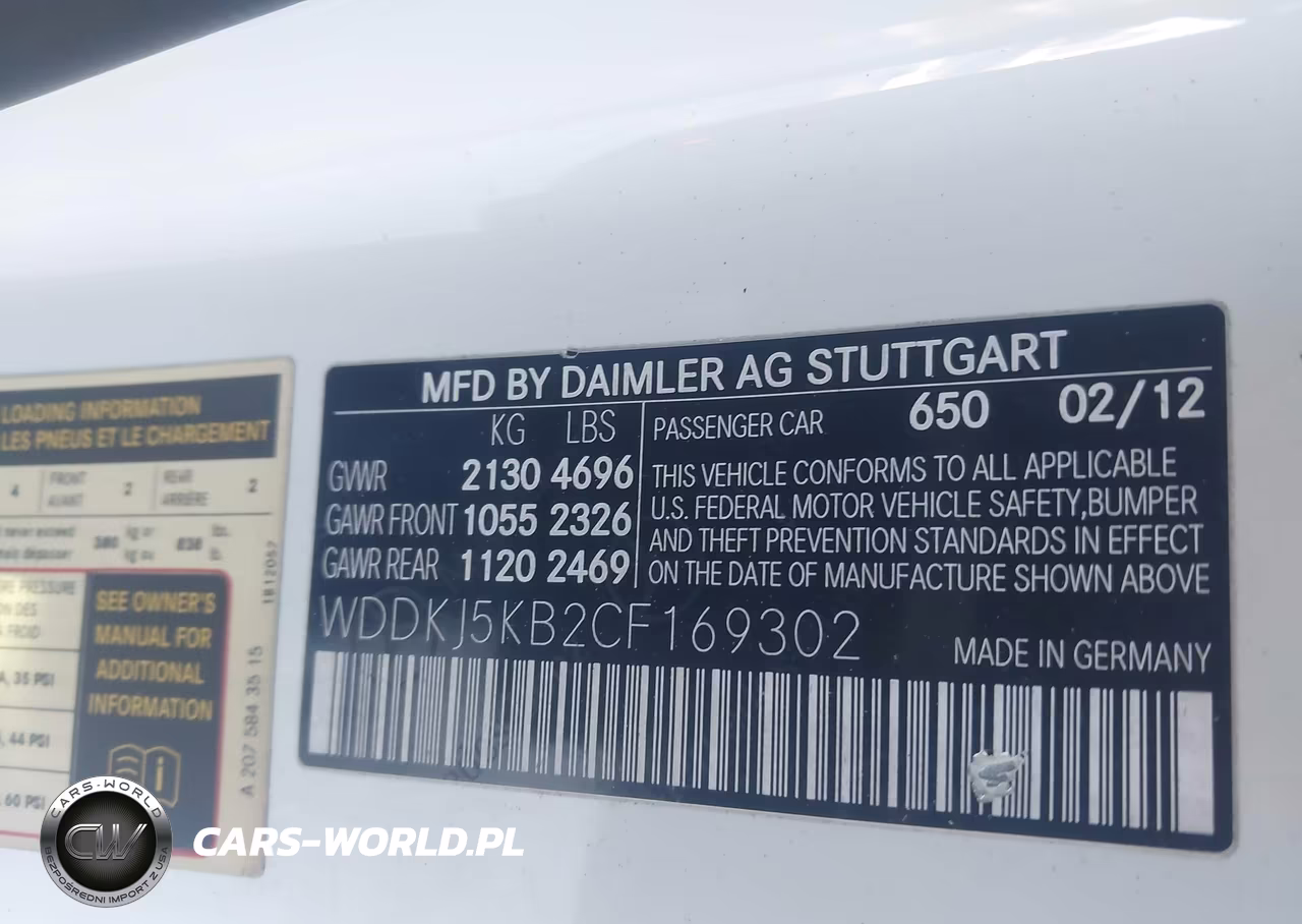 2012 Mercedes-Benz E 350 VIN:WDDKJ5KB2CF169302 - 9