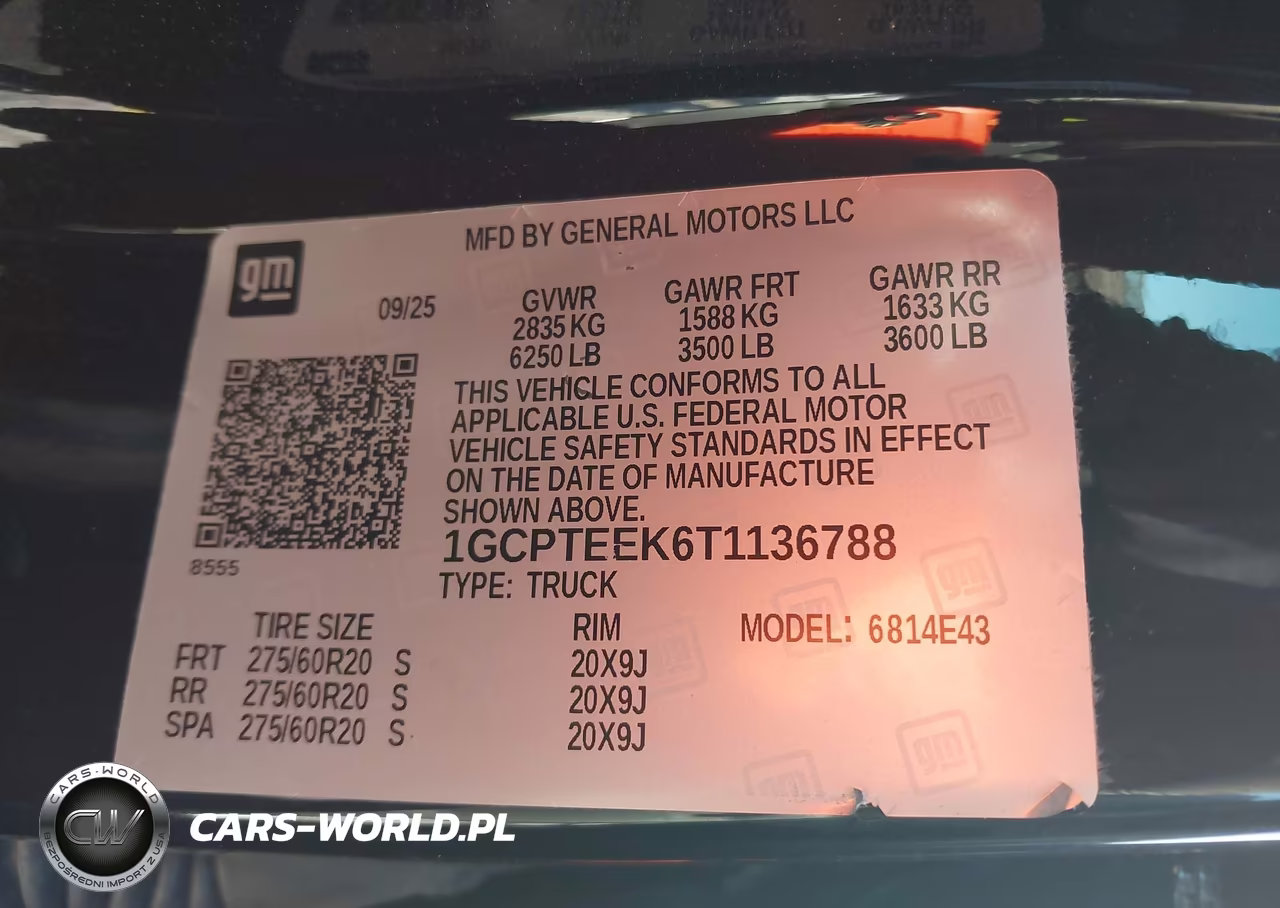 2026 Chevrolet Colorado Trail Boss 4Wd VIN:1GCPTEEK6T1136788 - 9