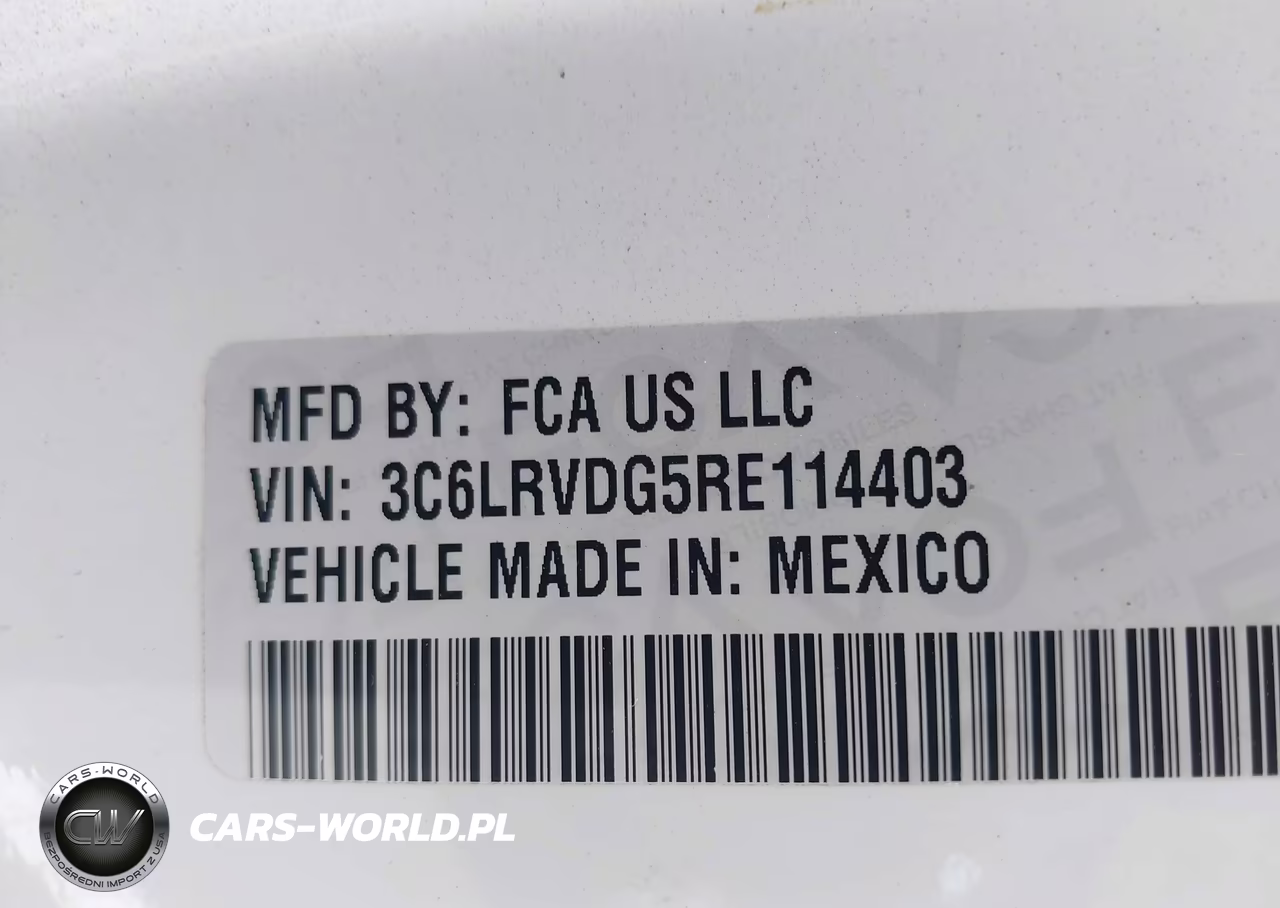 2024 Ram Promaster 2500 Tradesman High Roof 159 Wb W-Pass Seat VIN:3C6LRVDG5RE114403 - 9