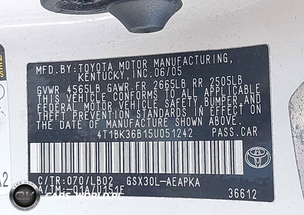 2005 Toyota Avalon Limited VIN:4T1BK36B15U051242 - 9