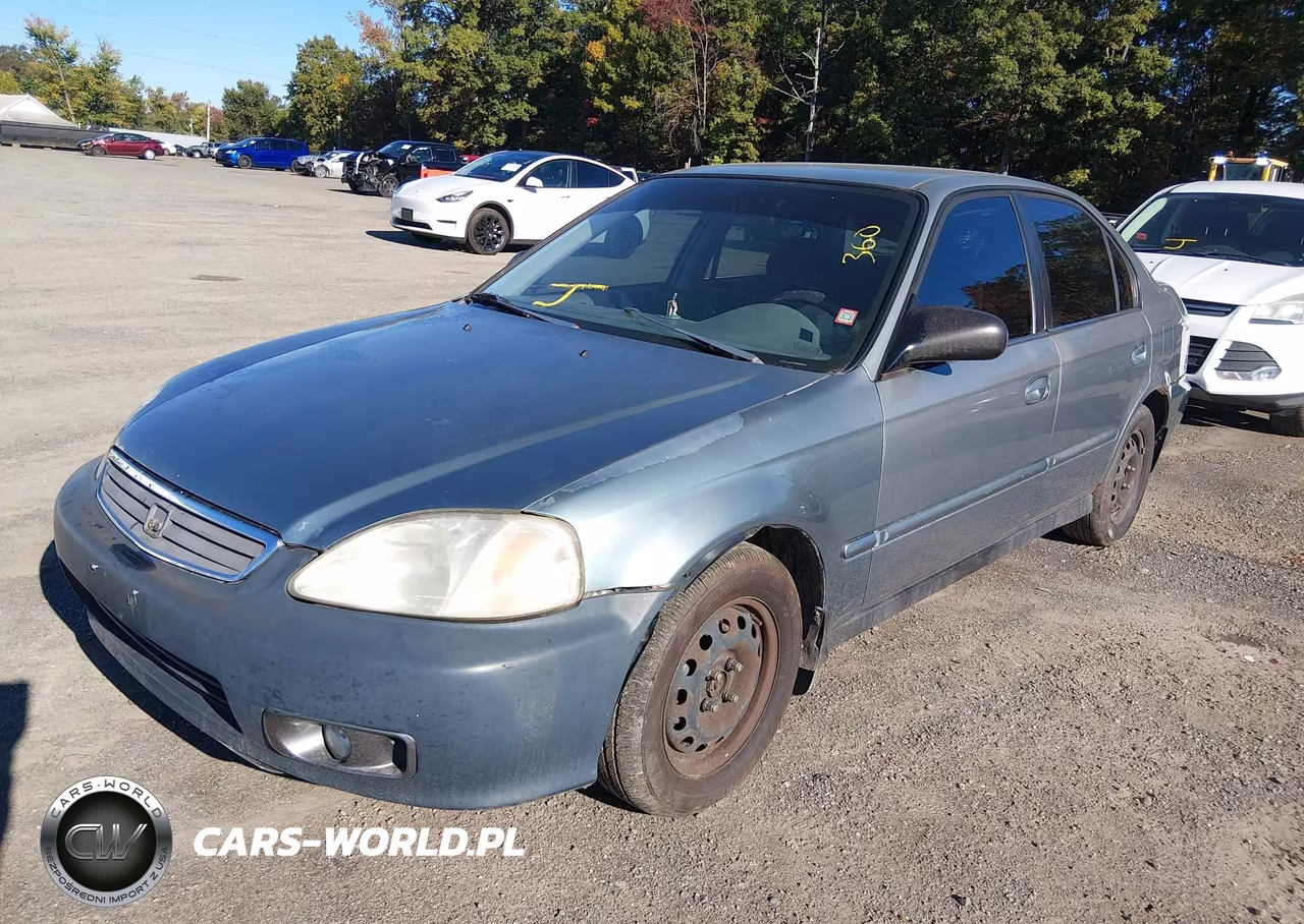 2000 Honda Civic Value Package VIN:2HGEJ6616YH509153 - 2
