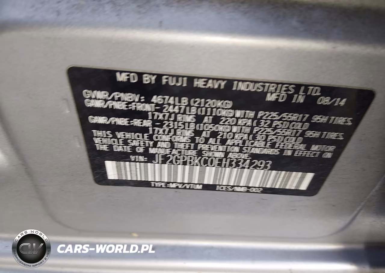 2014 Subaru Xv Crosstrek Hybrid 2.0I Touring VIN:JF2GPBKC0EH334293 - 9