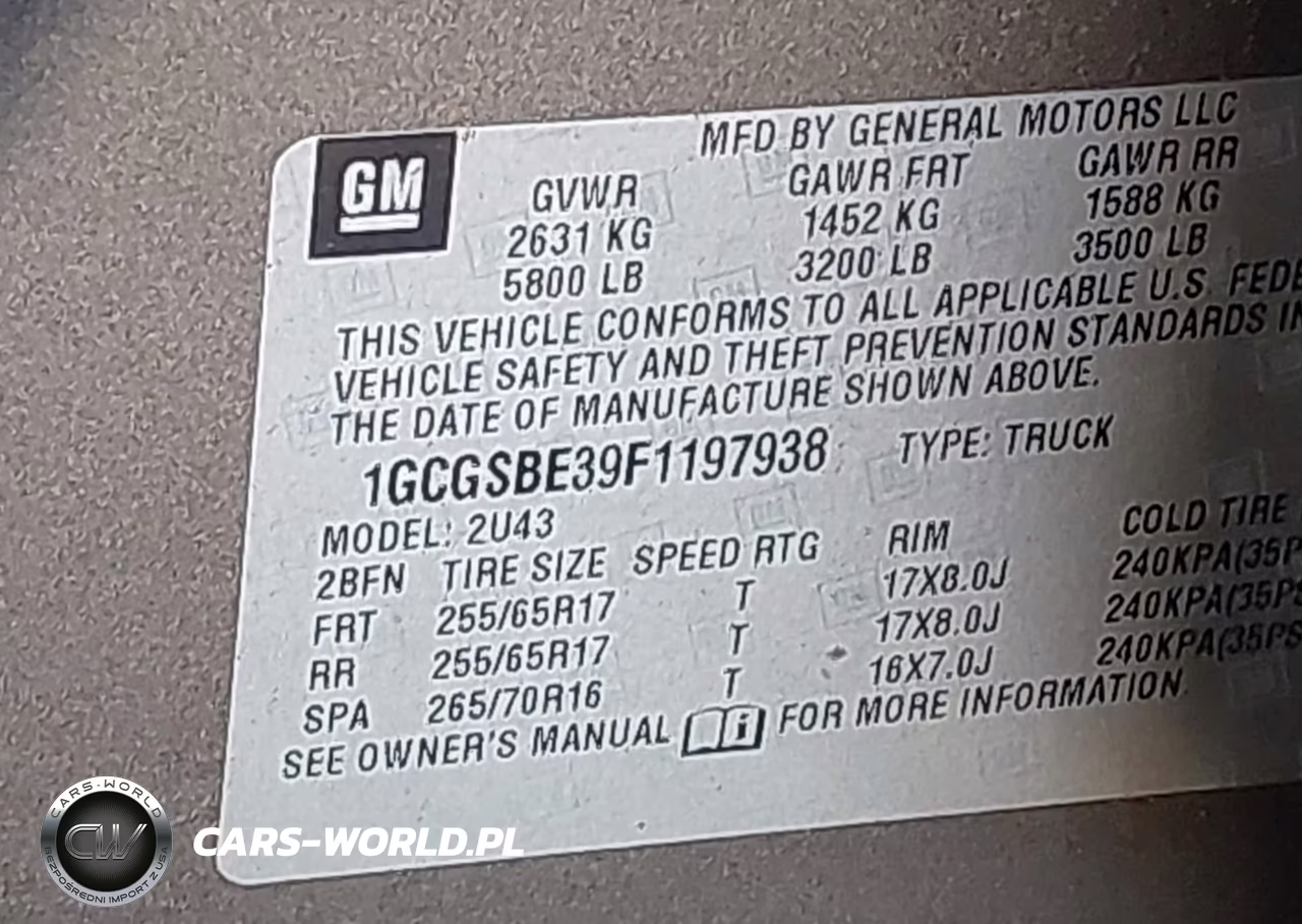 2015 Chevrolet Colorado Lt VIN:1GCGSBE39F1197938 - 9