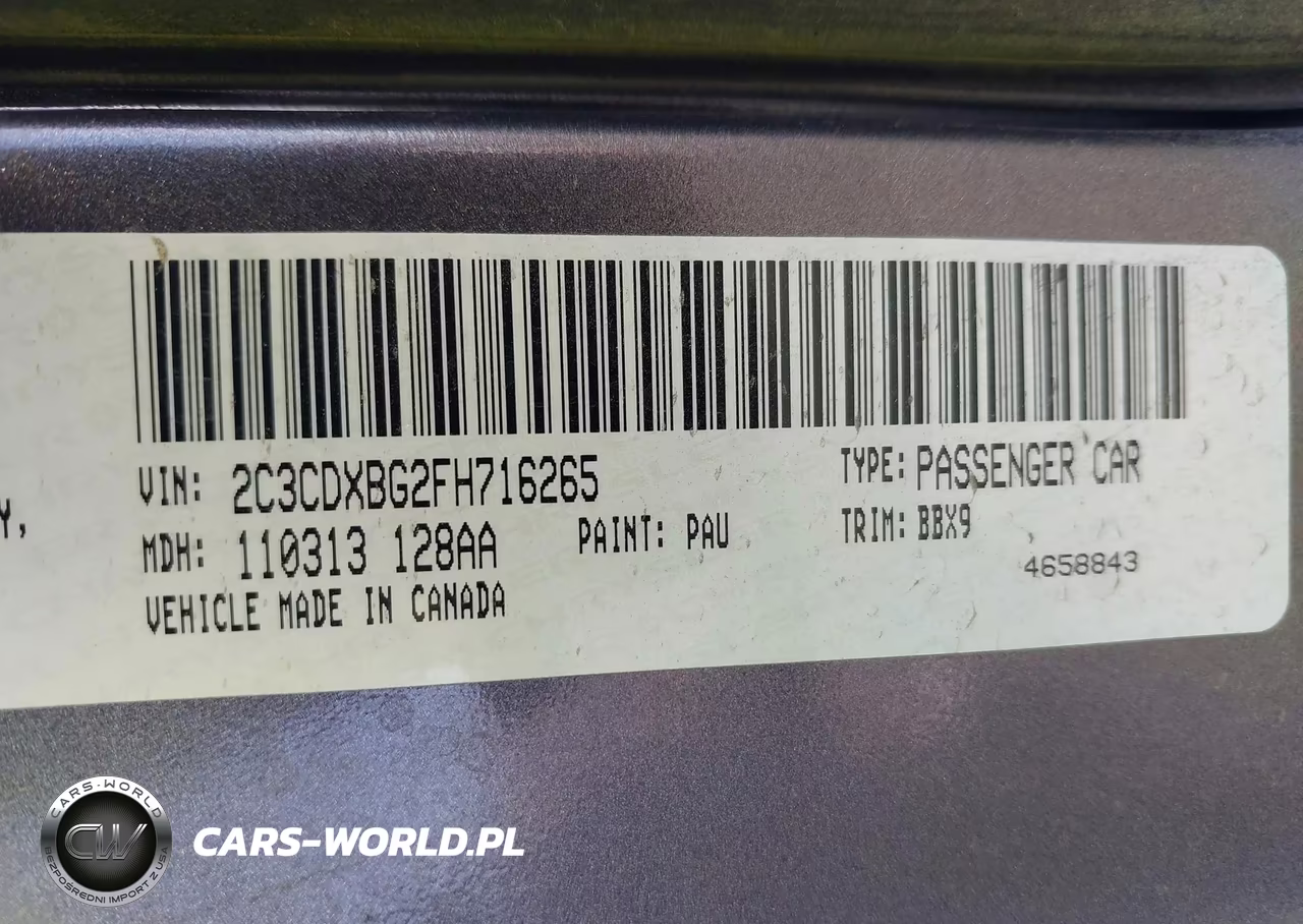 2015 Dodge Charger Se VIN:2C3CDXBG2FH716265 - 9