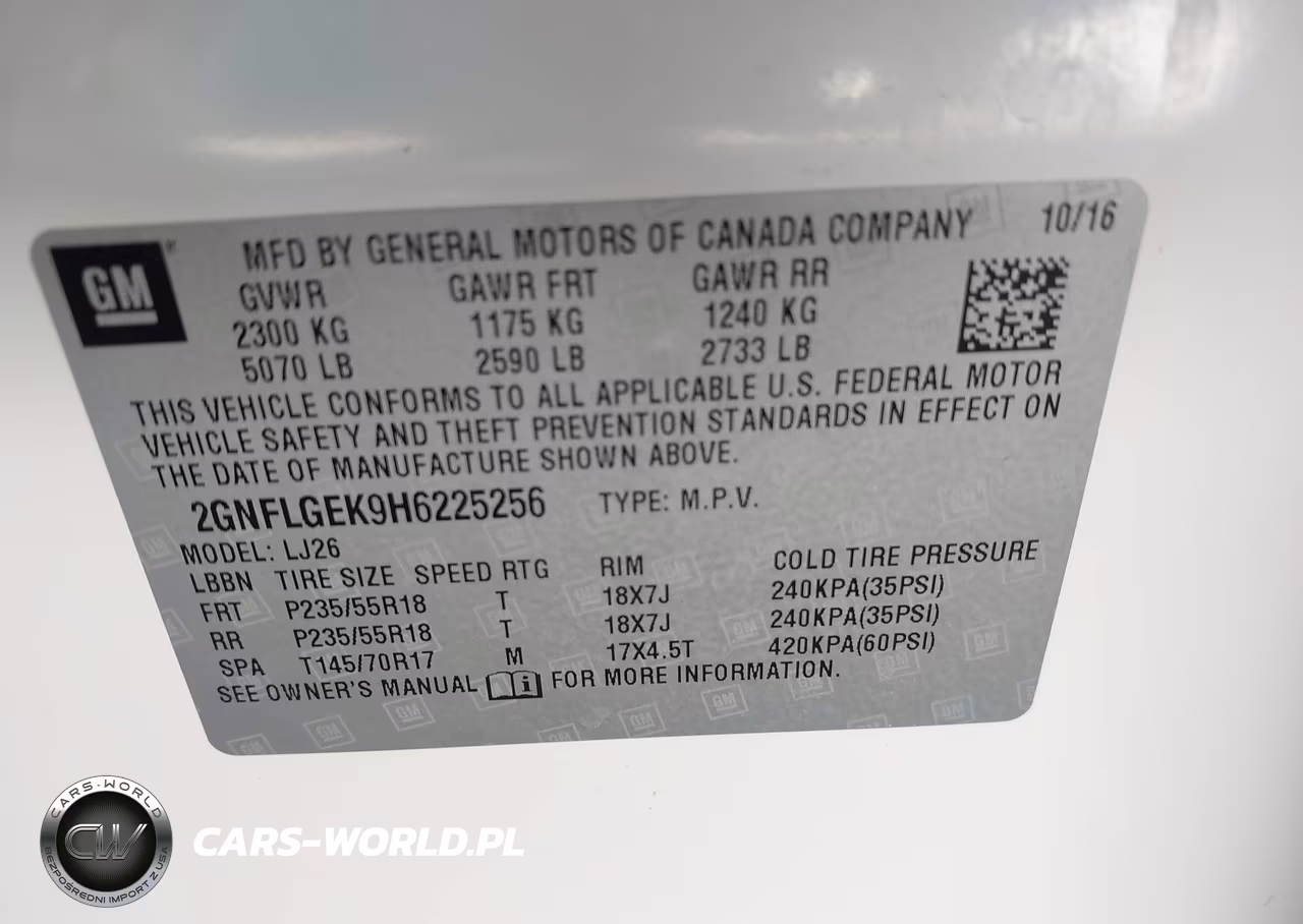 2017 Chevrolet Equinox Premier VIN:2GNFLGEK9H6225256 - 9