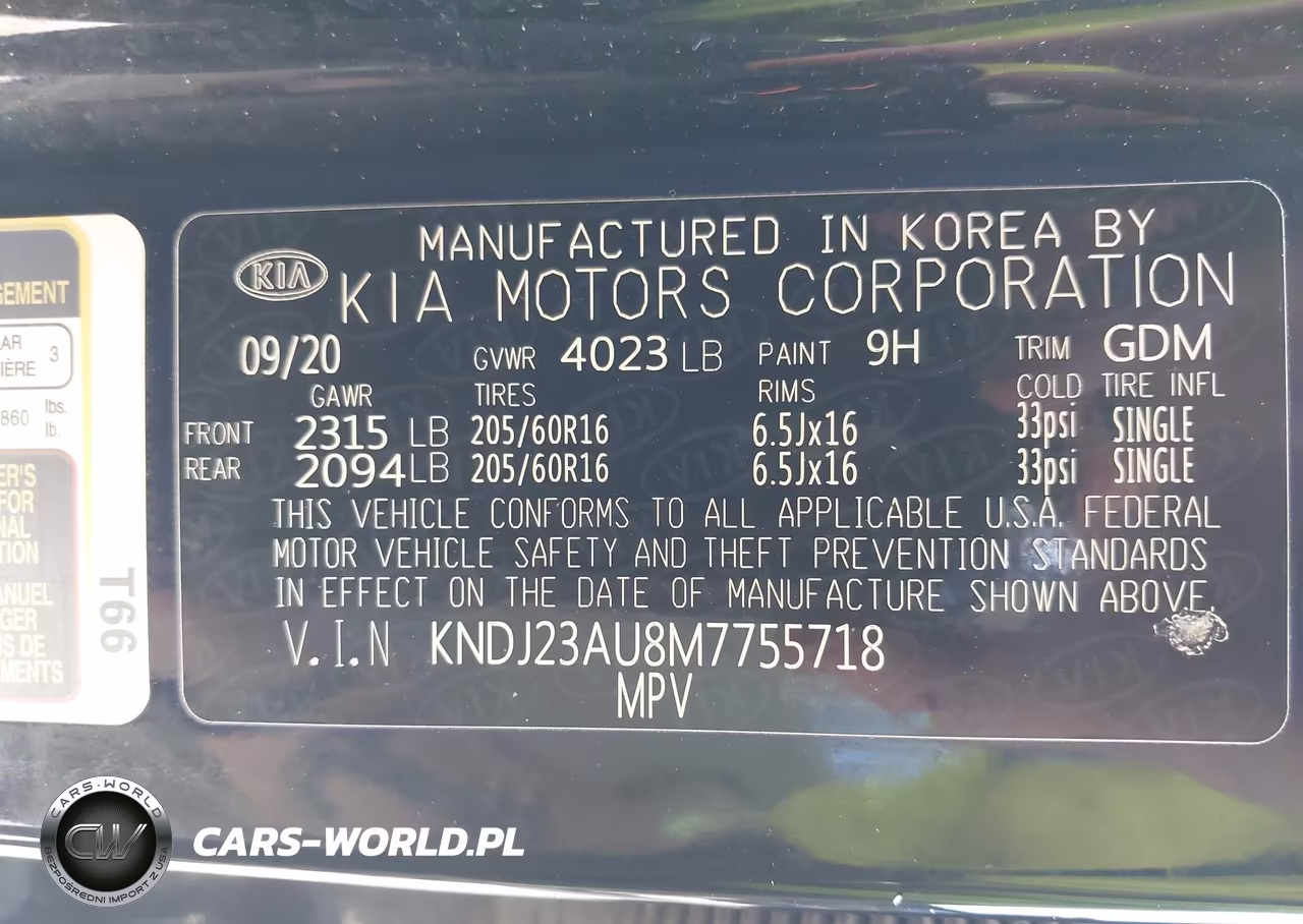 2021 Kia Soul Lx VIN:KNDJ23AU8M7755718 - 9