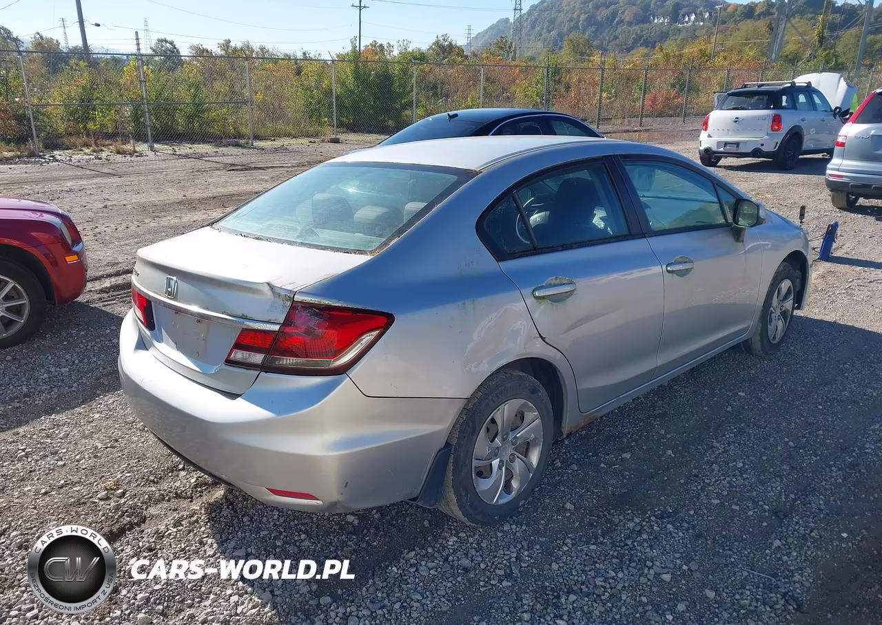 2013 Honda Civic Lx VIN:2HGFB2F50DH506322 - 4