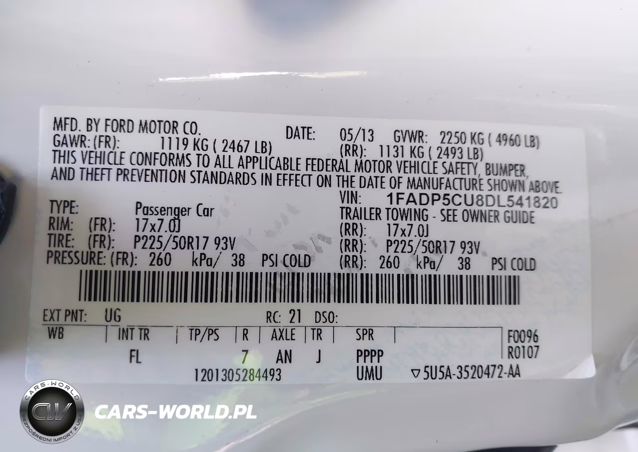 2013 Ford C-Max Energi Sel VIN:1FADP5CU8DL541820 - 9