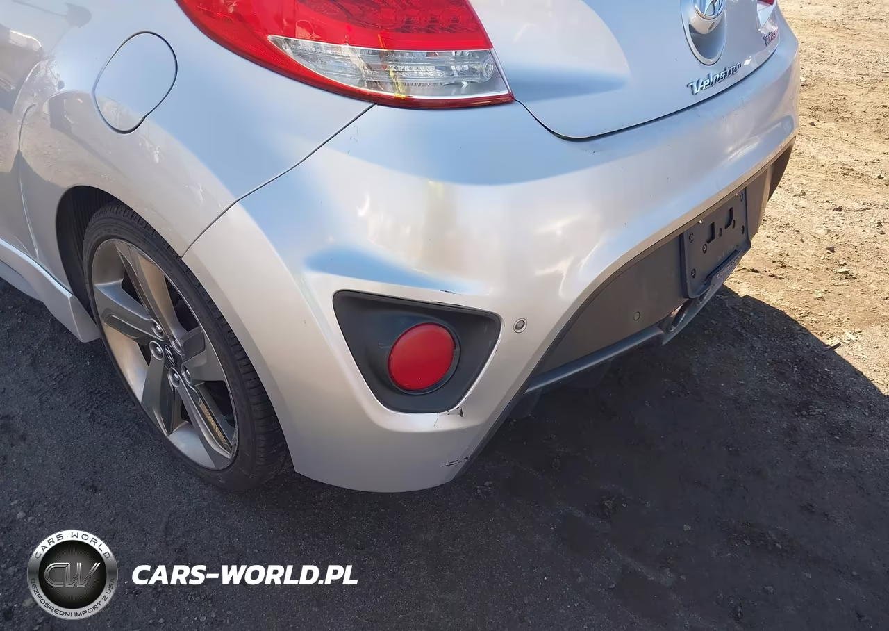 2013 Hyundai Veloster Turbo W-Blue VIN:KMHTC6AE7DU111818 - 6