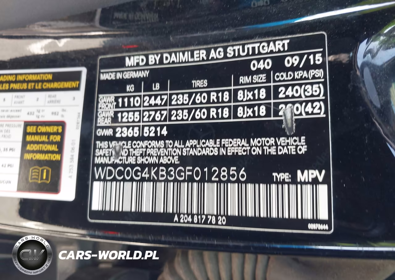 2016 Mercedes-Benz Glc 300 4Matic VIN:WDC0G4KB3GF012856 - 18