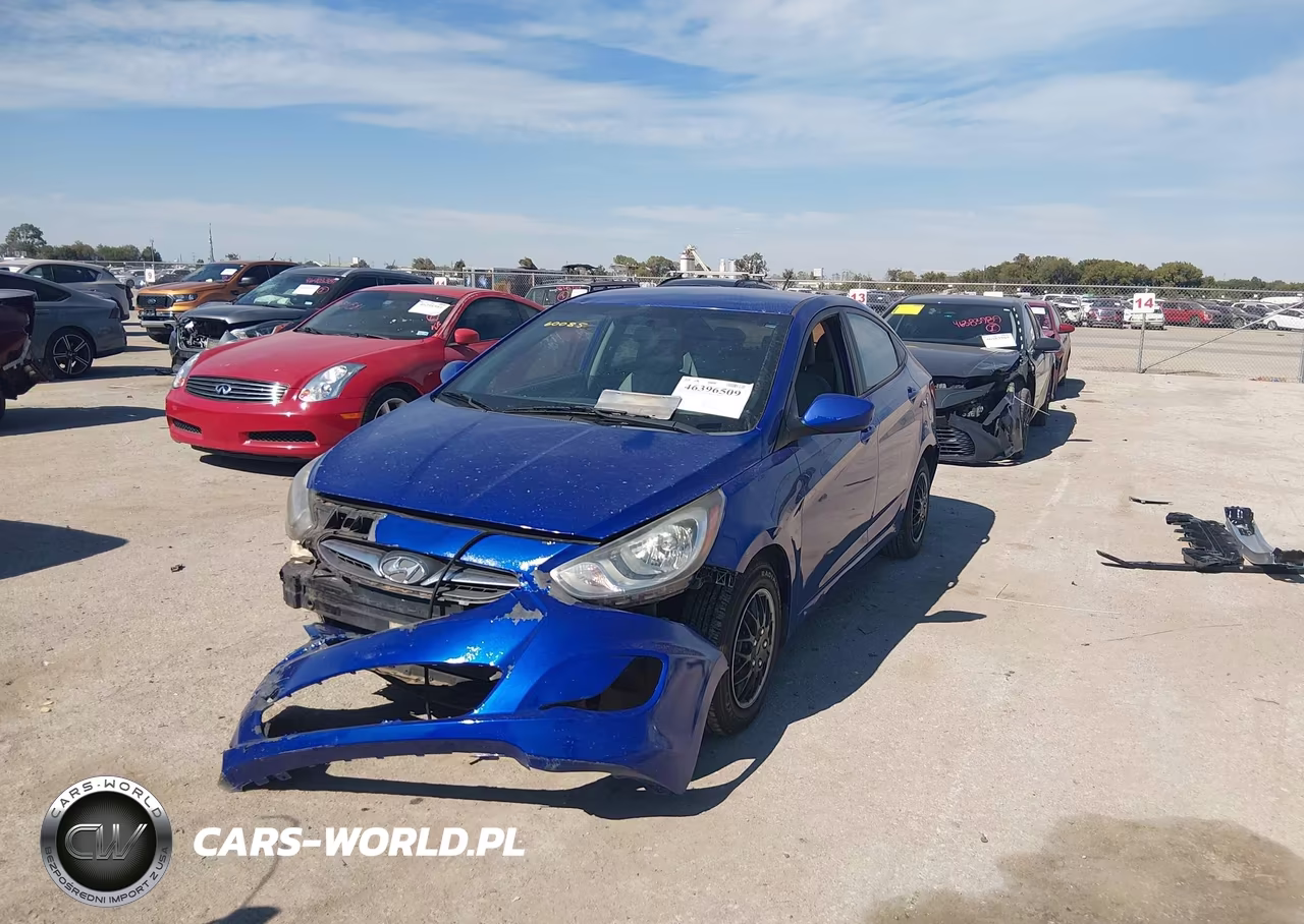 2013 Hyundai Accent Gls VIN:KMHCT4AE0DU561122 - 2