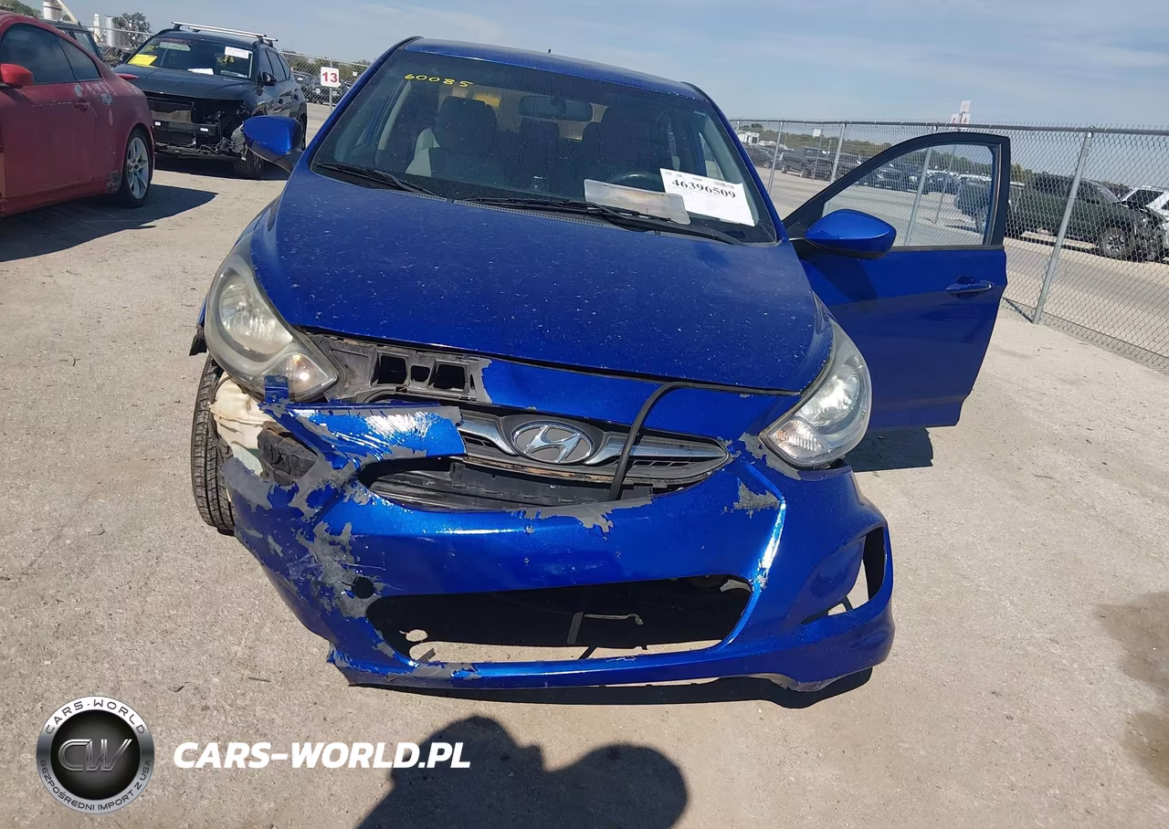 2013 Hyundai Accent Gls VIN:KMHCT4AE0DU561122 - 6