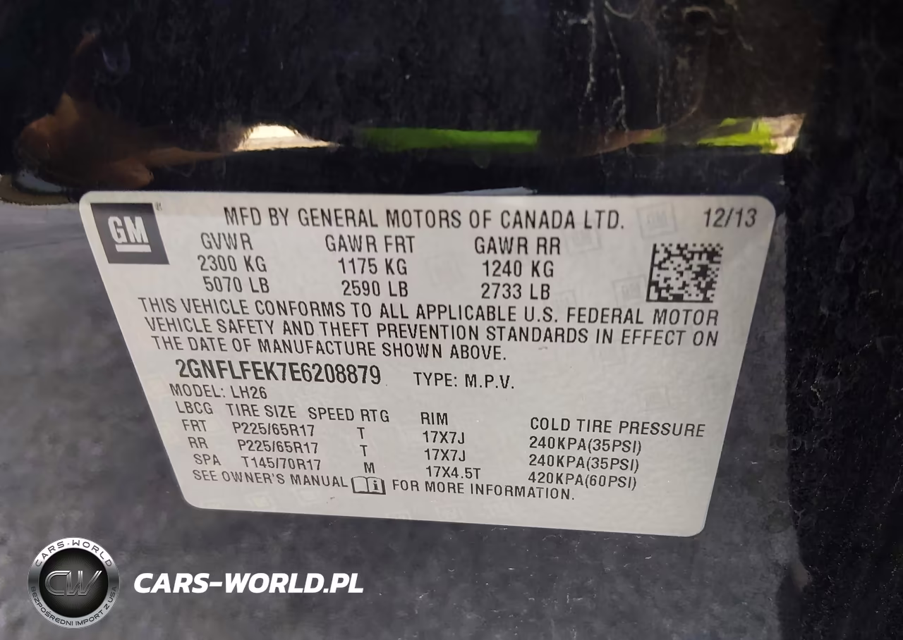 2014 Chevrolet Equinox 1Lt VIN:2GNFLFEK7E6208879 - 9