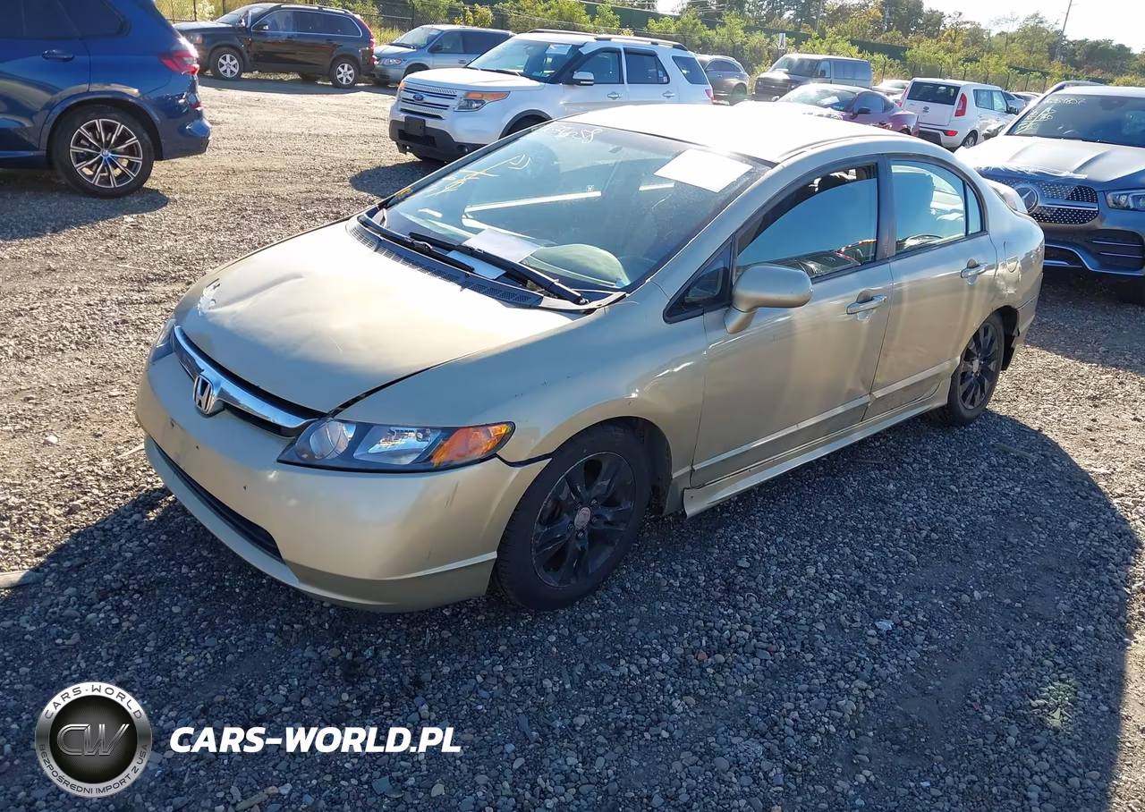 2007 Honda Civic Lx VIN:1HGFA16587L014335 - 2