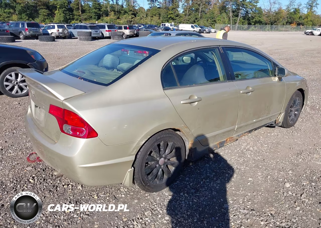 2007 Honda Civic Lx VIN:1HGFA16587L014335 - 4