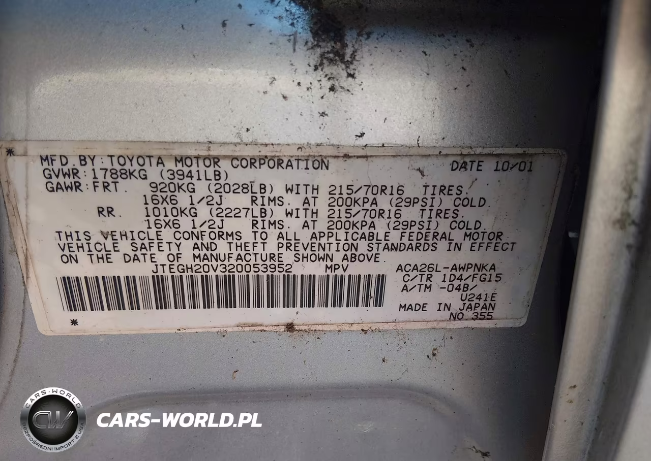 2002 Toyota Rav4 VIN:JTEGH20V320053952 - 9
