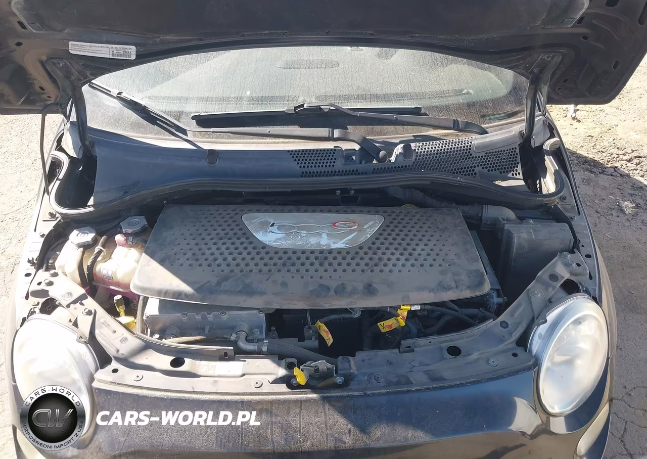 2015 Fiat 500E Battery Electric VIN:3C3CFFGE0FT590135 - 10