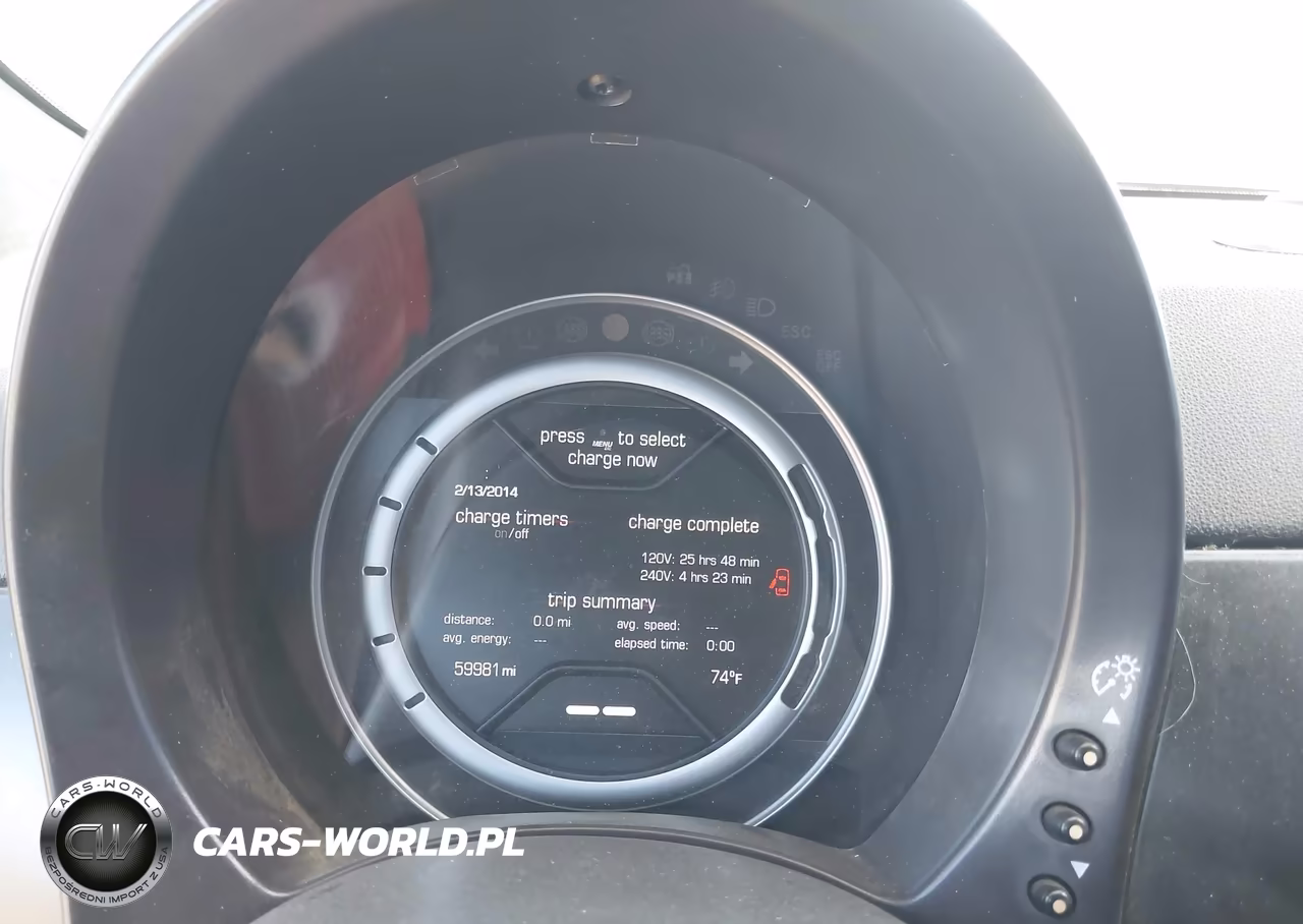 2015 Fiat 500E Battery Electric VIN:3C3CFFGE0FT590135 - 13