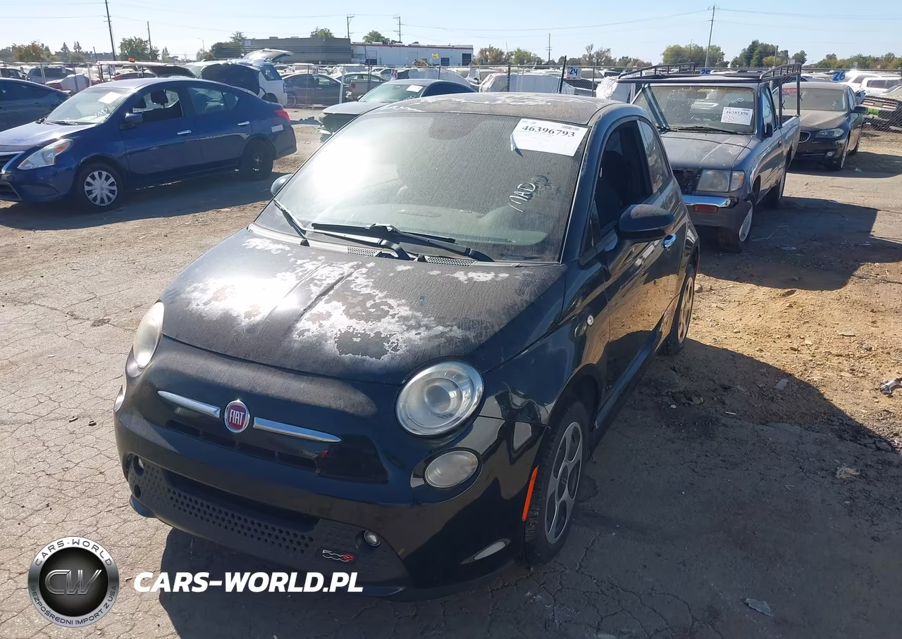 2015 Fiat 500E Battery Electric VIN:3C3CFFGE0FT590135 - 2
