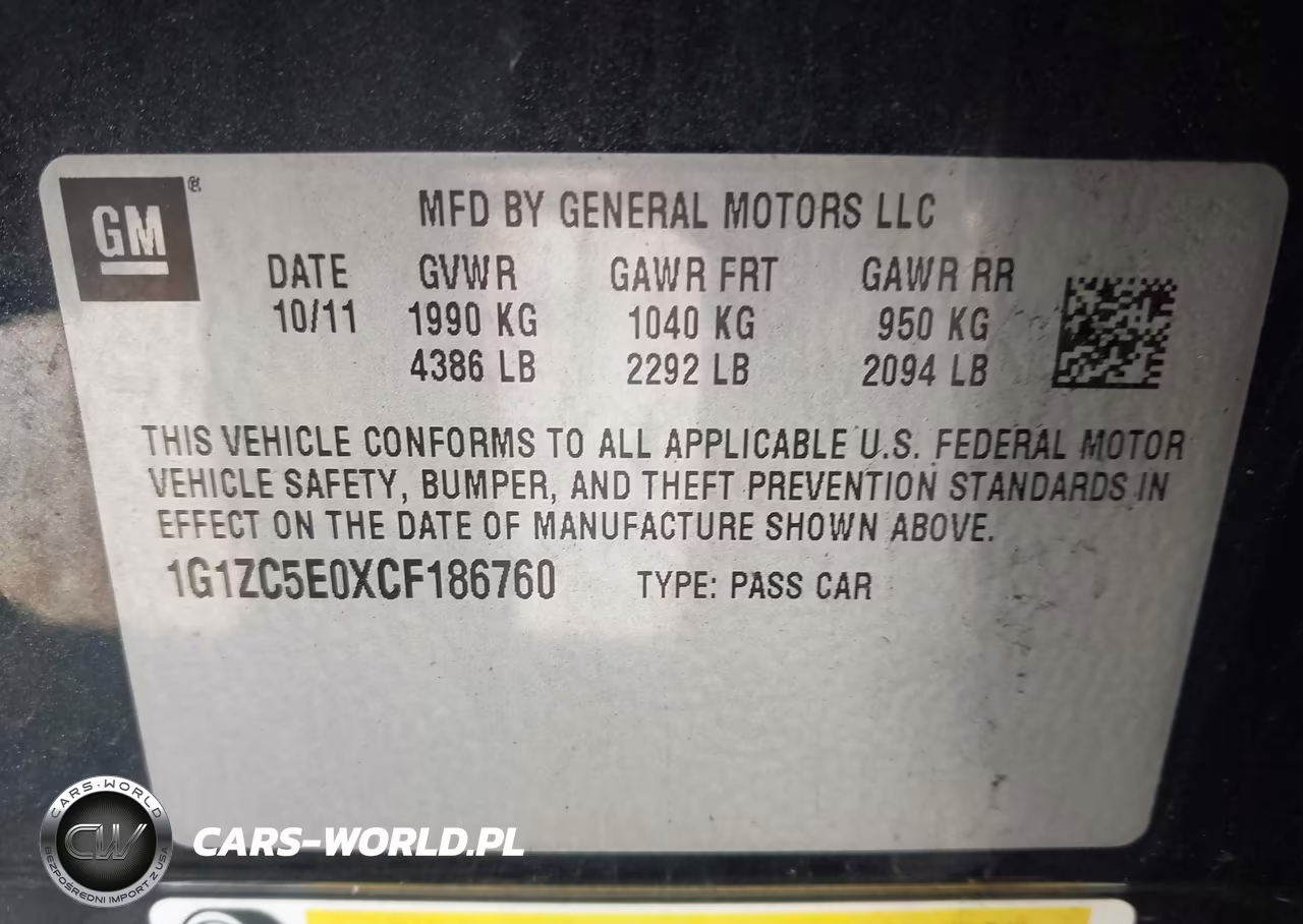 2012 Chevrolet Malibu 1Lt VIN:1G1ZC5E0XCF186760 - 9