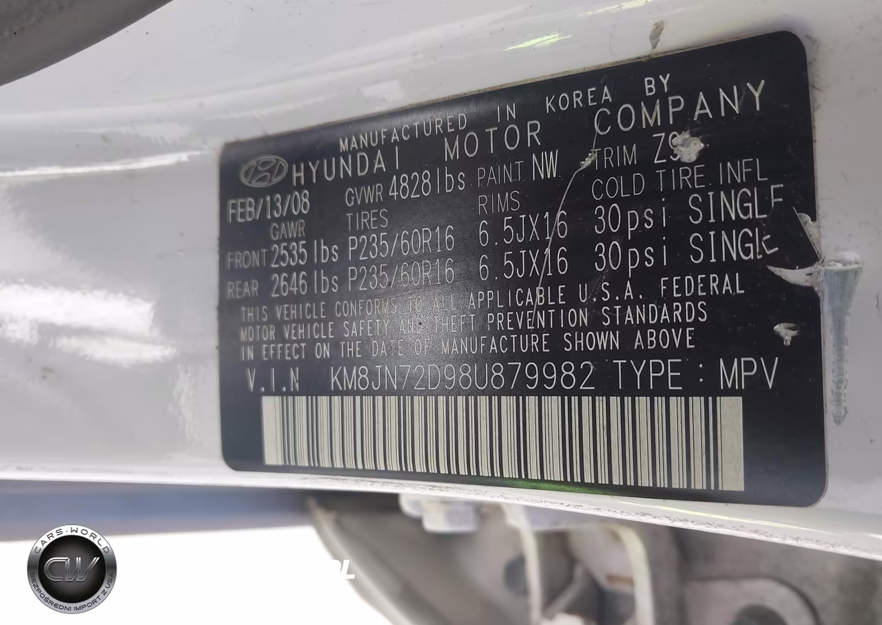 2008 Hyundai Tucson Limited V6-Se VIN:KM8JN72D98U879982 - 9