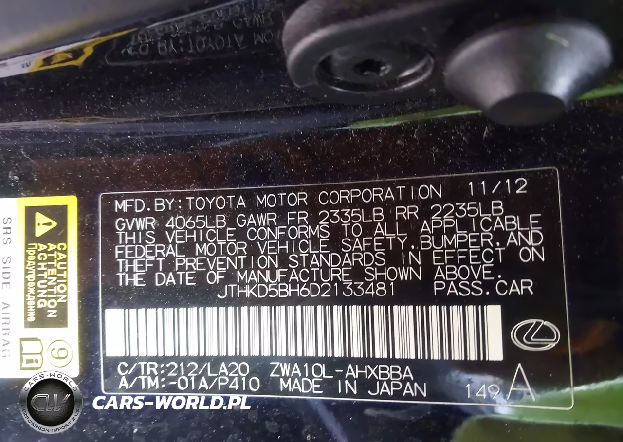 2013 Lexus Ct 200H VIN:JTHKD5BH6D2133481 - 9