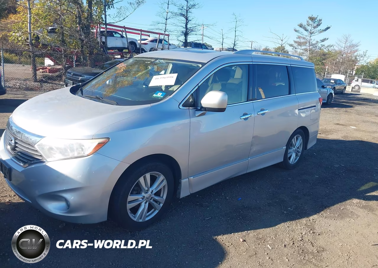 2014 Nissan Quest Sl VIN:JN8AE2KPXE9101730 - 2