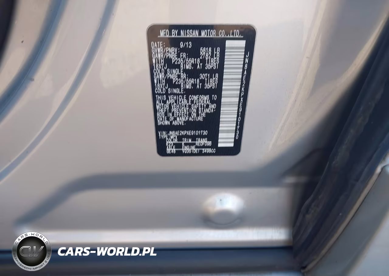 2014 Nissan Quest Sl VIN:JN8AE2KPXE9101730 - 9