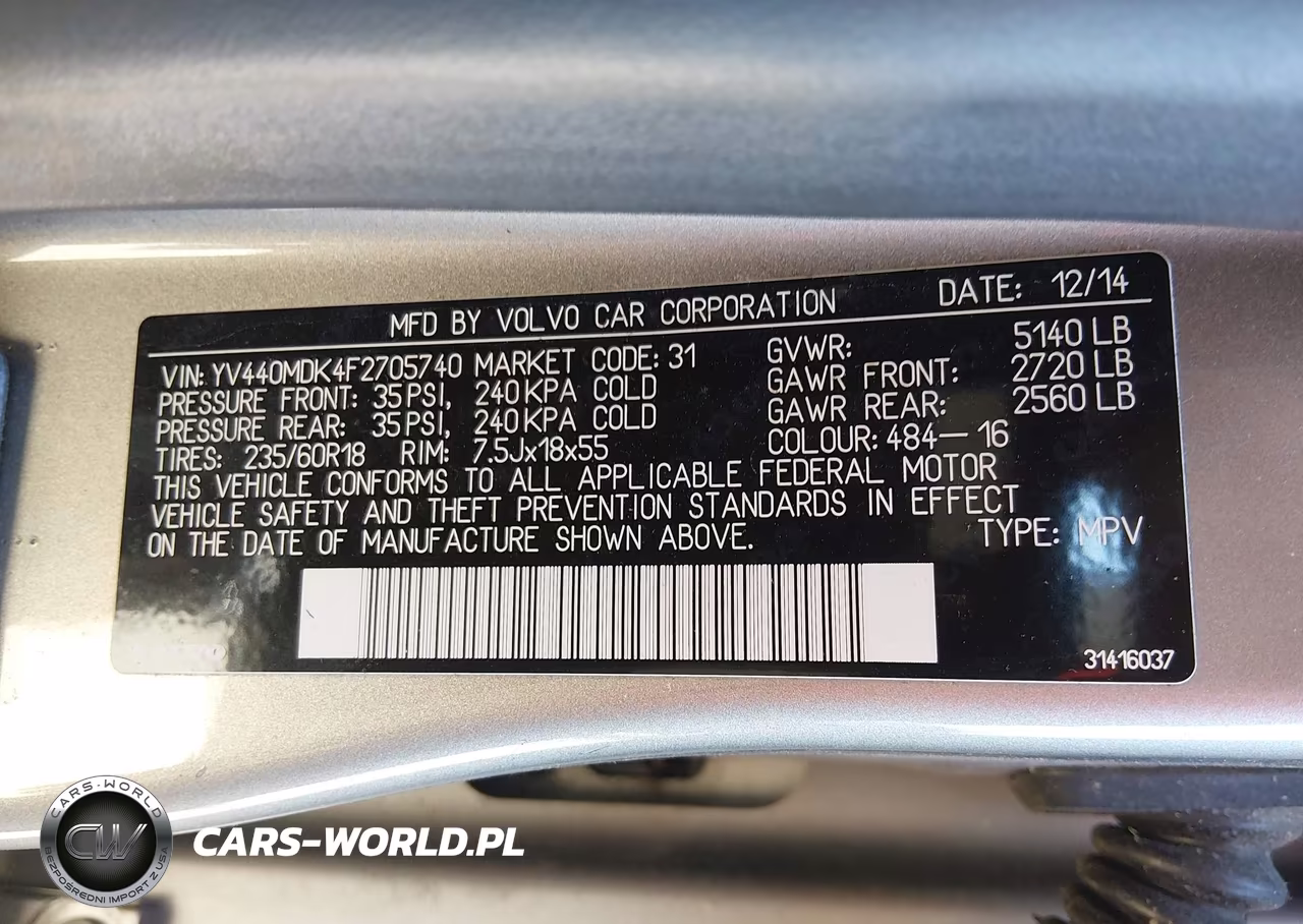 2015 Volvo Xc60 T5 Premier VIN:YV440MDK4F2705740 - 9