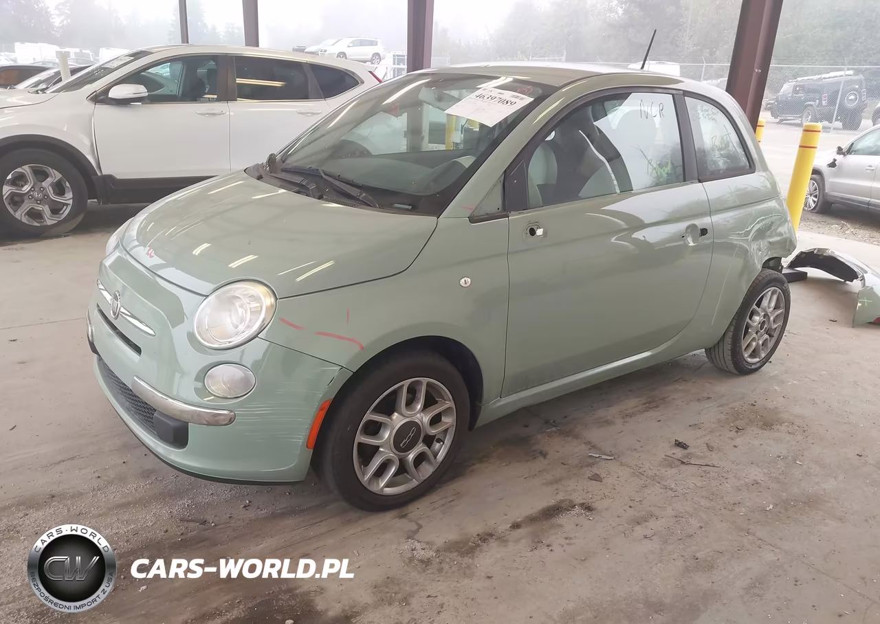 2012 Fiat 500 Pop VIN:3C3CFFAR2CT383849 - 2