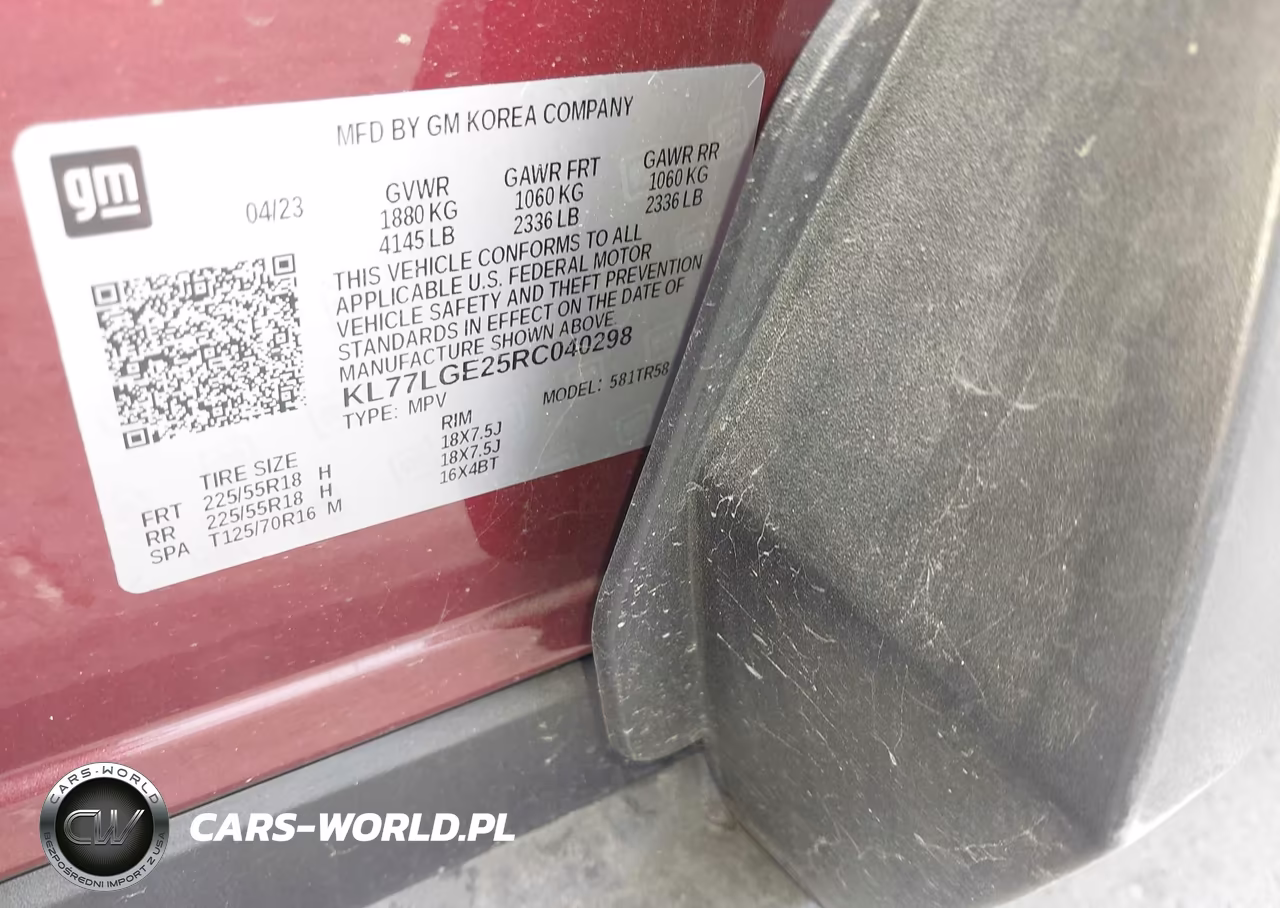 2024 Chevrolet Trax Fwd 1Rs VIN:KL77LGE25RC040298 - 9