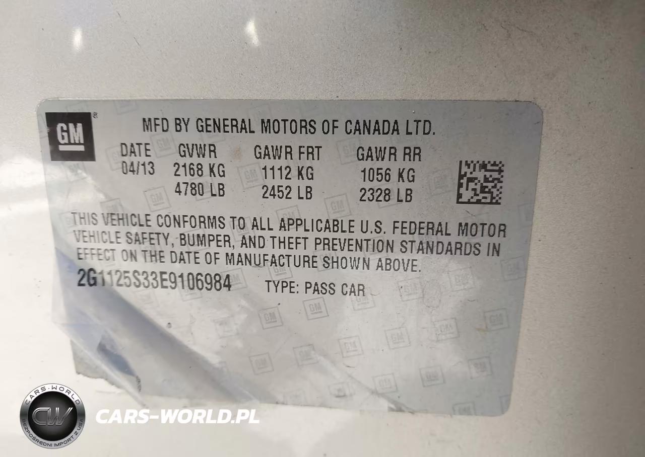 2014 Chevrolet Impala 2Lt VIN:2G1125S33E9106984 - 9