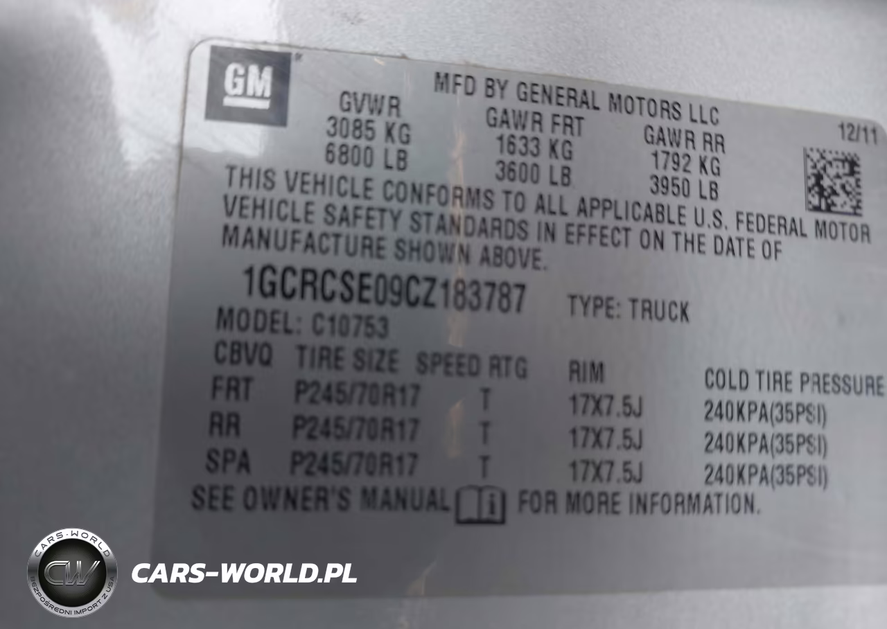 2012 Chevrolet Silverado 1500 Lt VIN:1GCRCSE09CZ183787 - 9