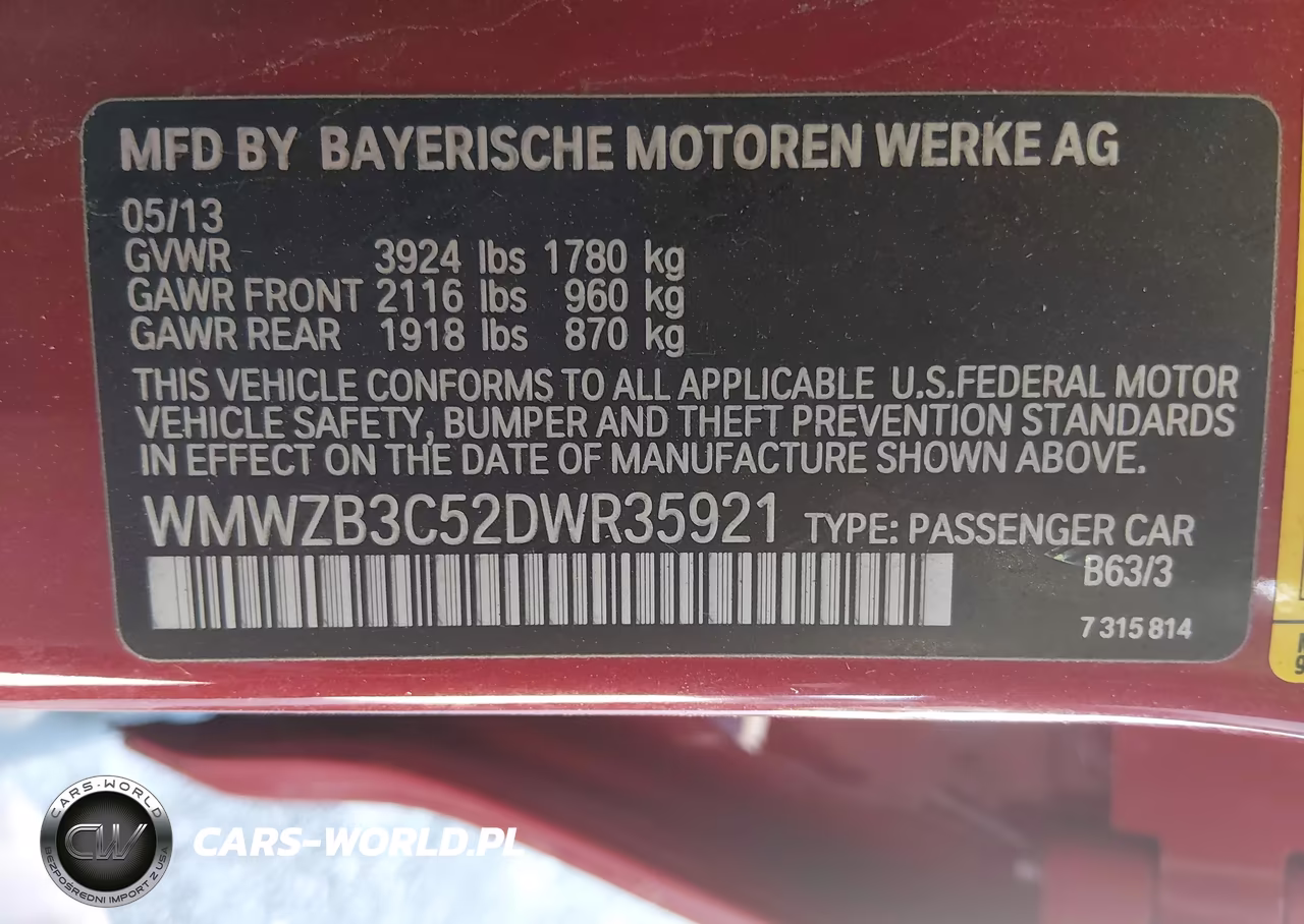 2013 Mini Countryman Cooper VIN:WMWZB3C52DWR35921 - 9