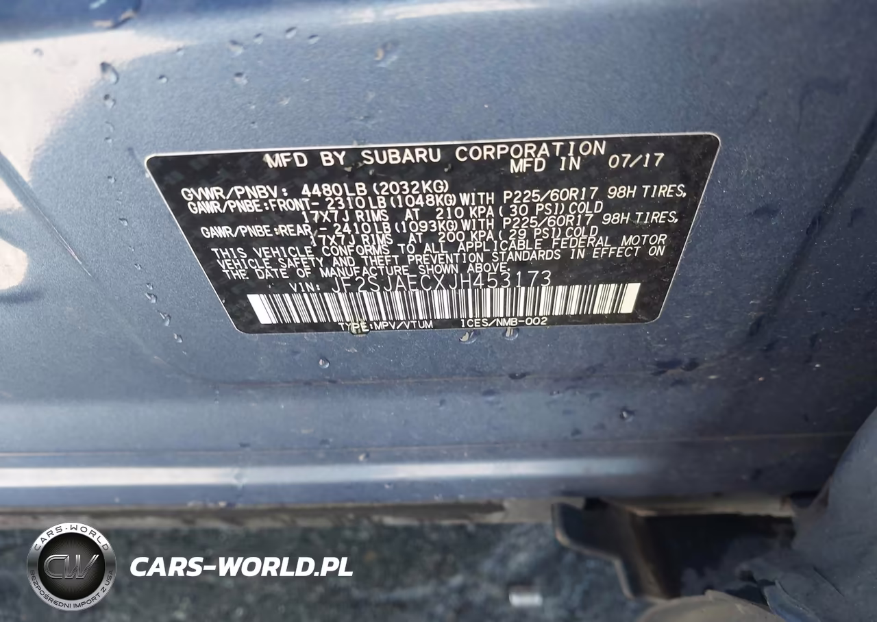 2018 Subaru Forester 2.5I Premium VIN:JF2SJAECXJH453173 - 9