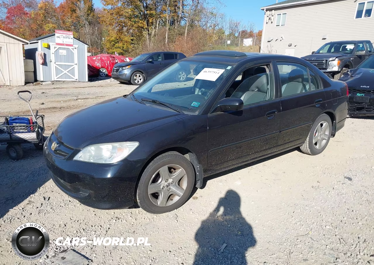 2004 Honda Civic Ex VIN:2HGES26794H504937 - 2