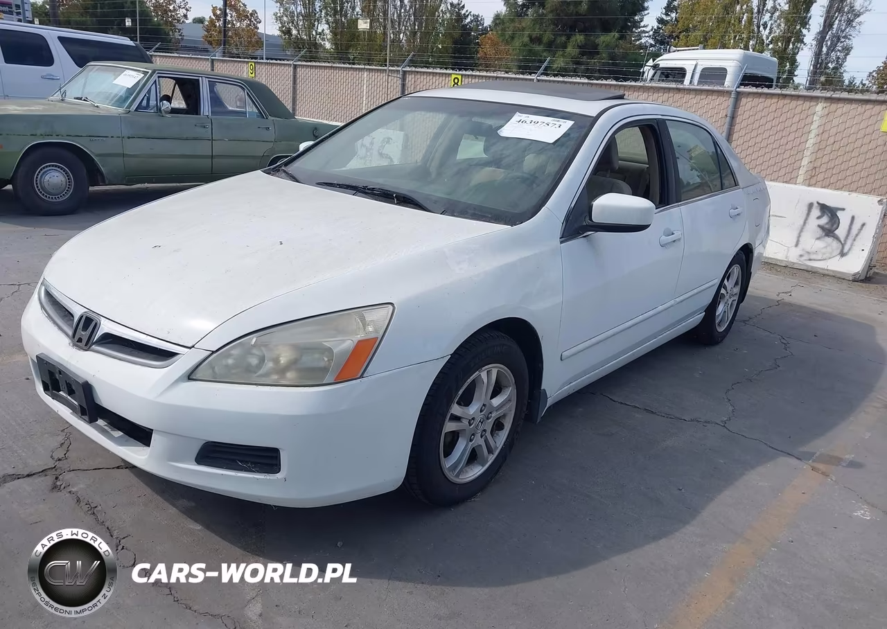 2007 Honda Accord 2.4 Ex VIN:JHMCM567X7C003885 - 2