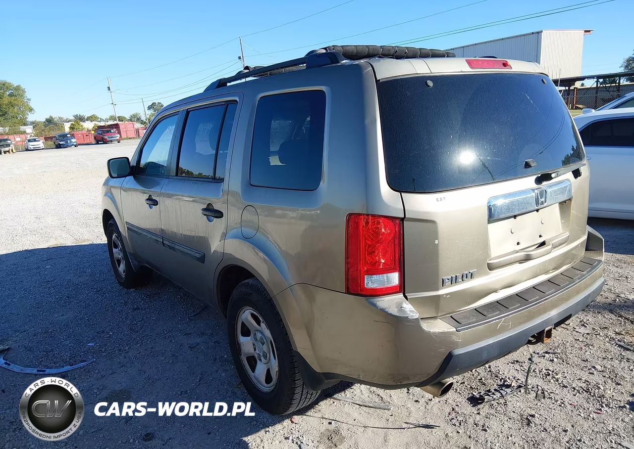 2011 Honda Pilot Lx VIN:5FNYF3H23BB024273 - 3