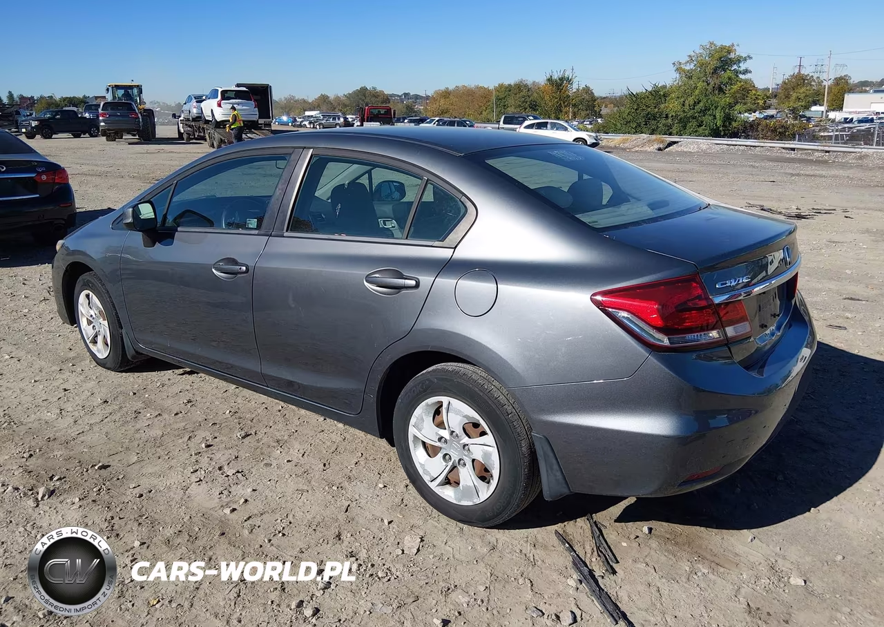 2013 Honda Civic Lx VIN:19XFB2F58DE215335 - 3