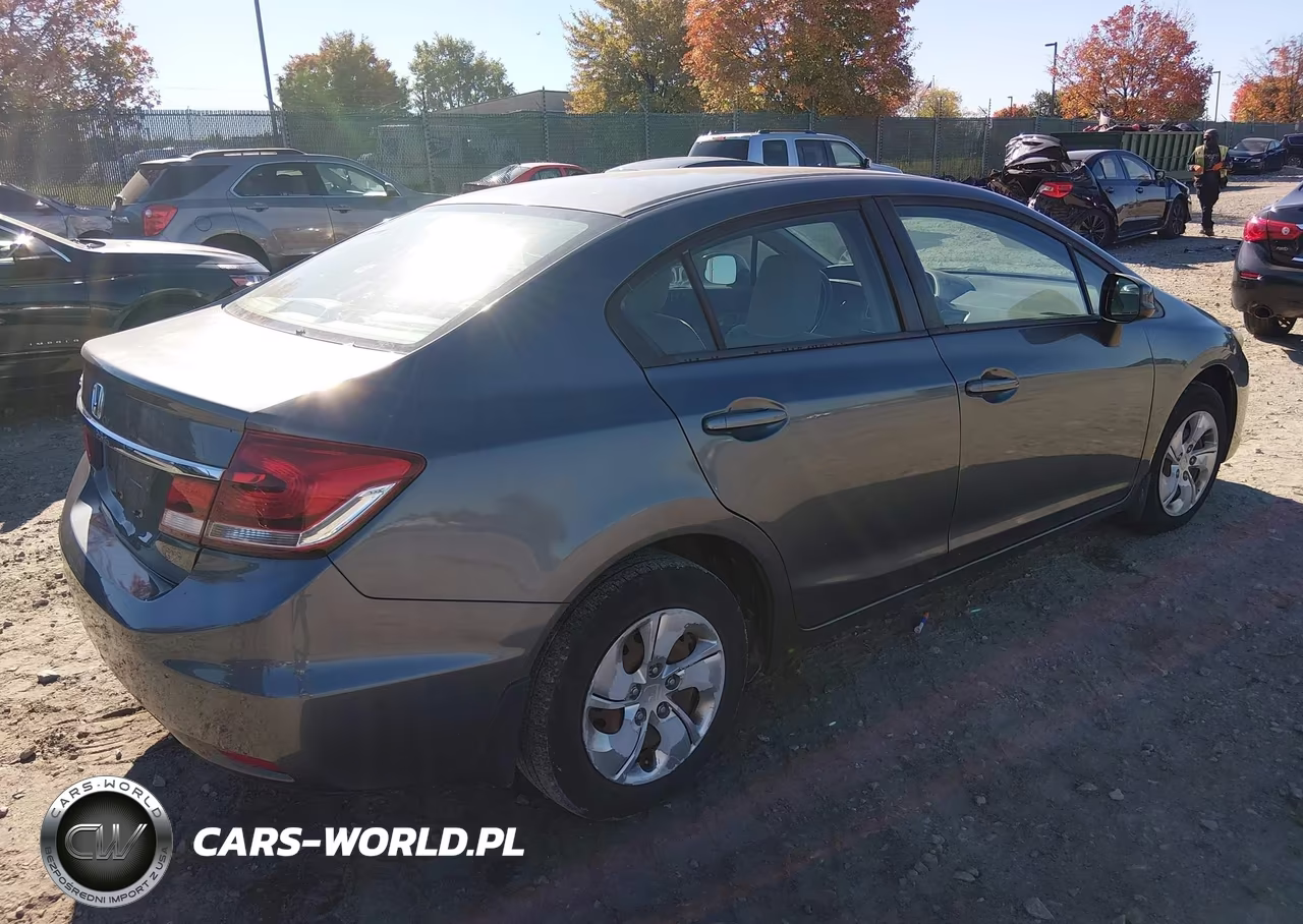 2013 Honda Civic Lx VIN:19XFB2F58DE215335 - 4