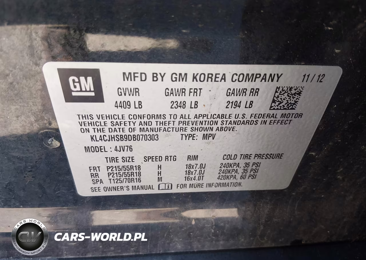 2013 Buick Encore Premium VIN:KL4CJHSB9DB070303 - 9