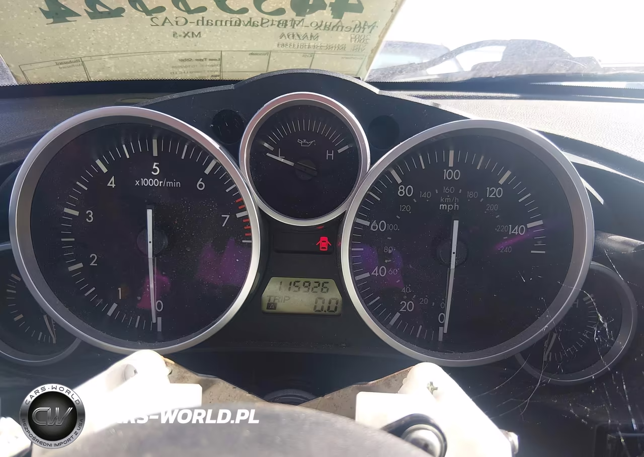 2007 Mazda Mx-5 Sport VIN:JM1NC25F470135563 - 7