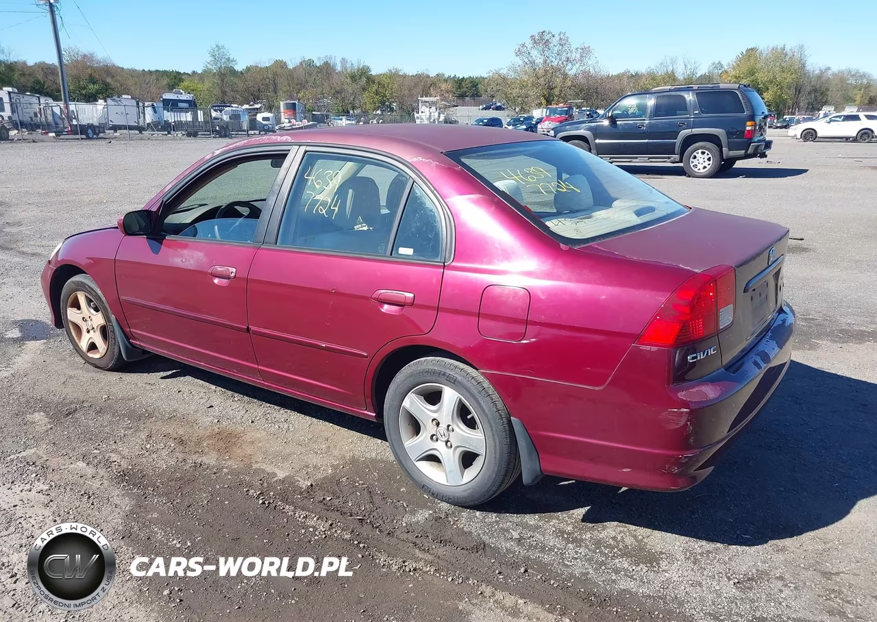 2004 Honda Civic Ex VIN:2HGES26704H614887 - 3