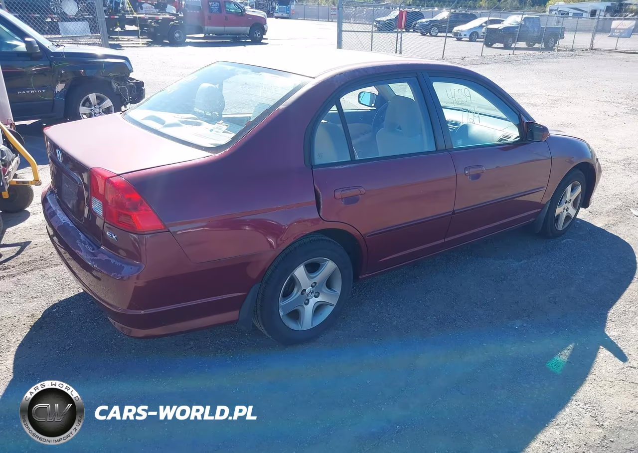 2004 Honda Civic Ex VIN:2HGES26704H614887 - 4