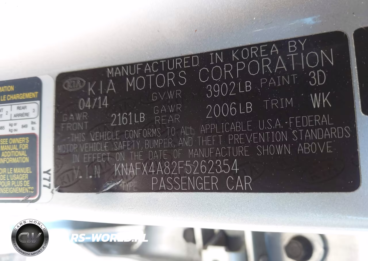 2015 Kia Forte Ex VIN:KNAFX4A82F5262354 - 9