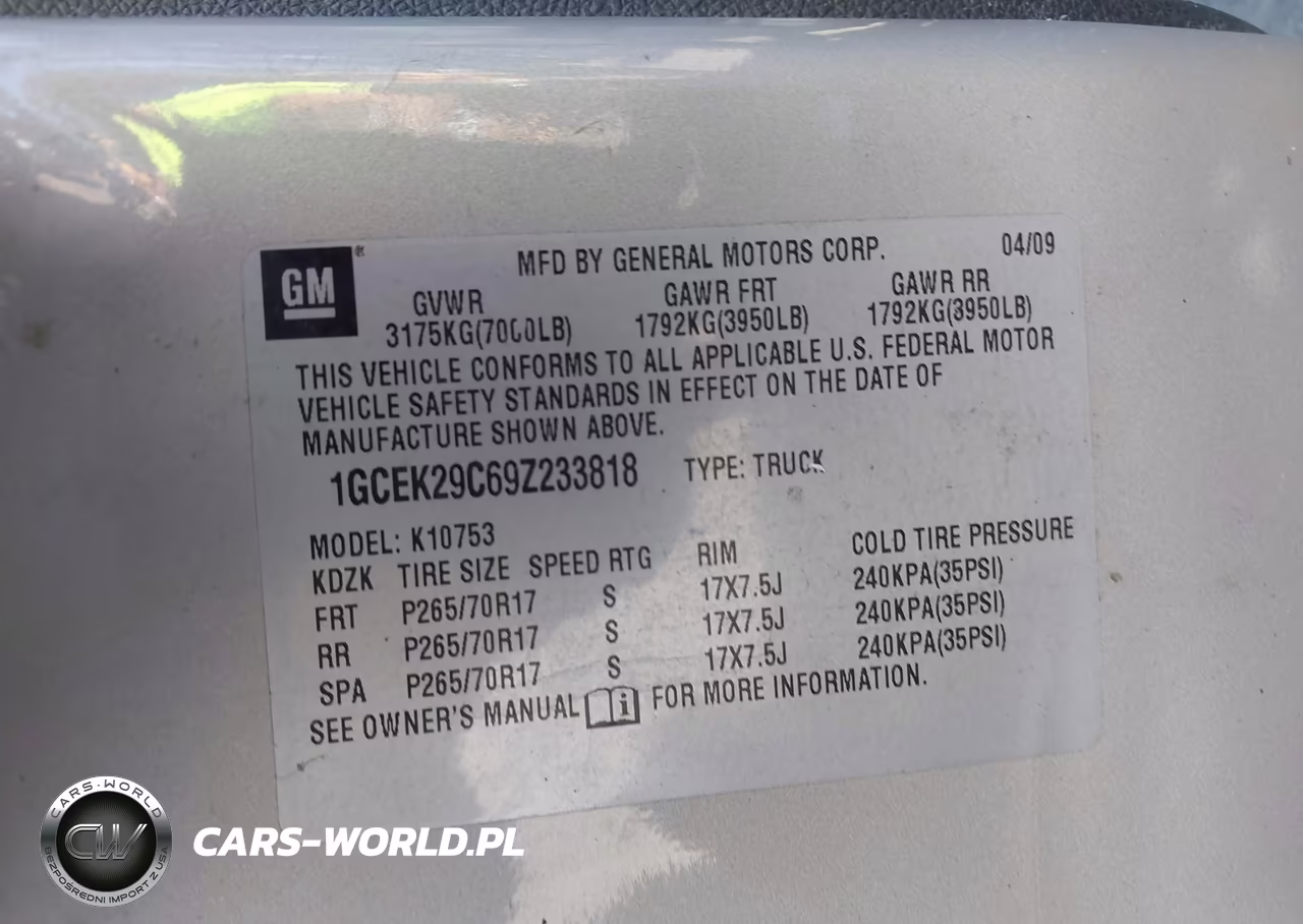 2009 Chevrolet Silverado 1500 Lt VIN:1GCEK29C69Z233818 - 9