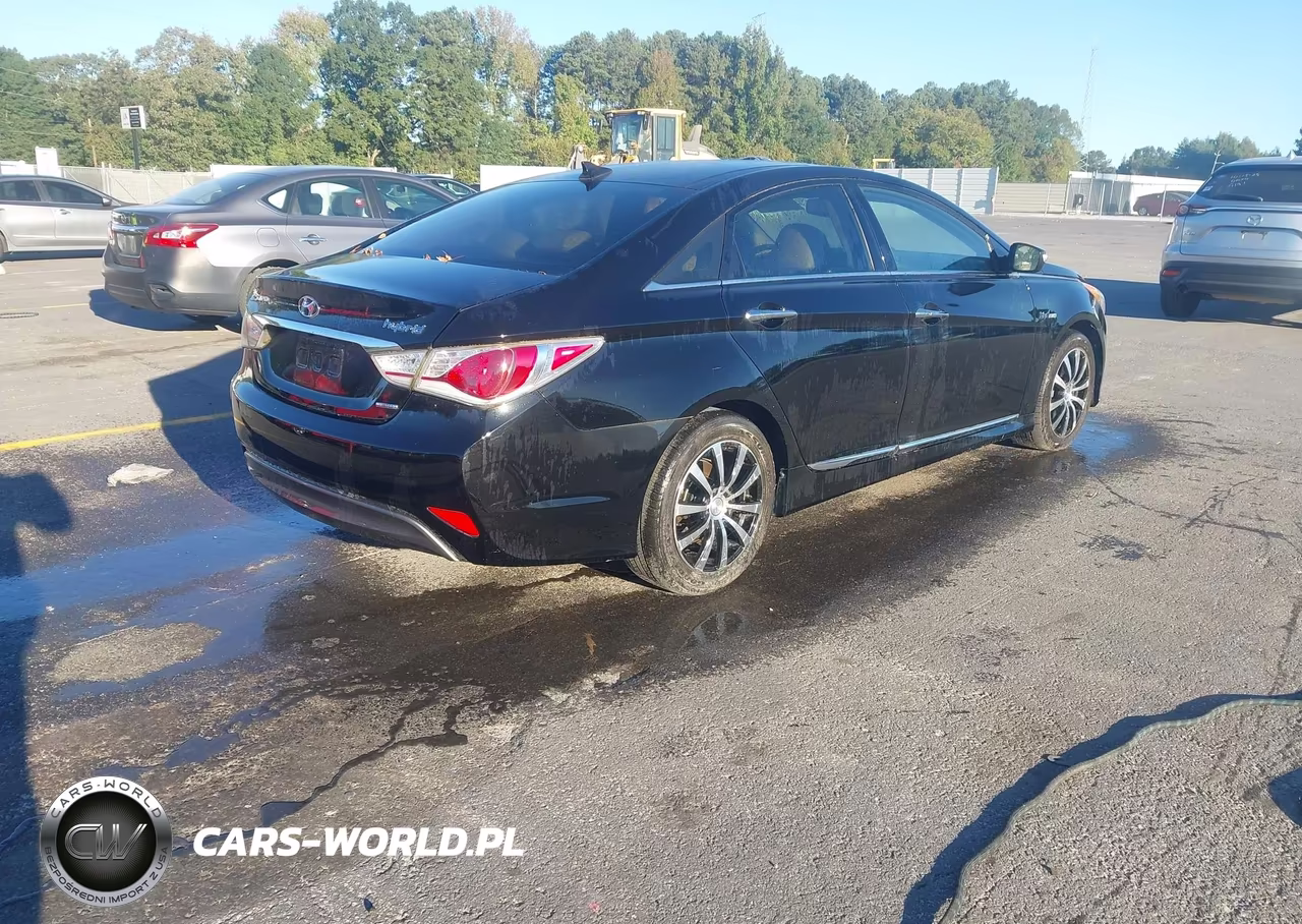 2015 Hyundai Sonata Hybrid Limited VIN:KMHEC4A40FA128565 - 4