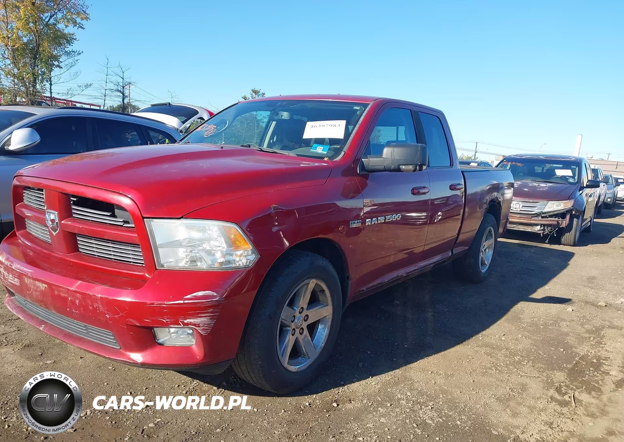 2012 Ram 1500 Sport VIN:1C6RD7HT0CS154887 - 2