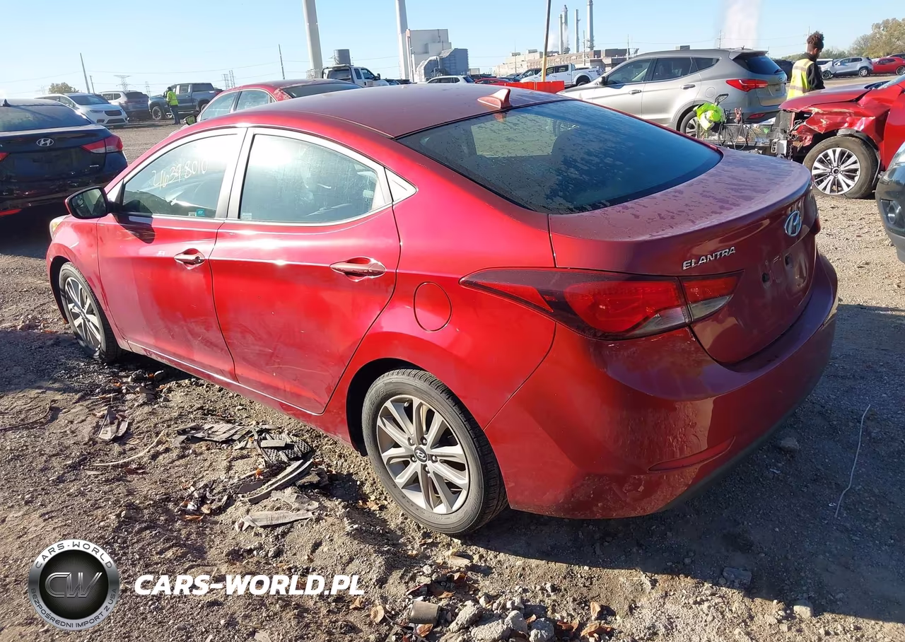 2015 Hyundai Elantra Se VIN:5NPDH4AE0FH611802 - 3
